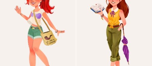 Princesas disney nos dias atuais