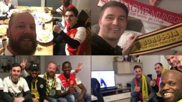 #BedForAwayFans&nbsp;: Quand les fans de Dortmund accueillent ceux de Monaco
