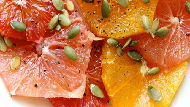 Dessert di agrumi alla cannella