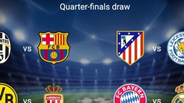 2016/2017 Champions League, i quarti di finale