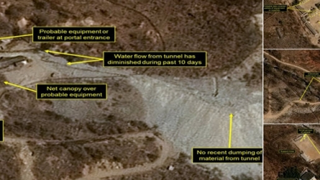 Le imamgini satellitare del test nucleare