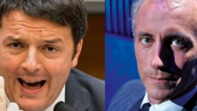 Matteo Renzi e Marco Travaglio, &egrave; scontro aperto tra i due