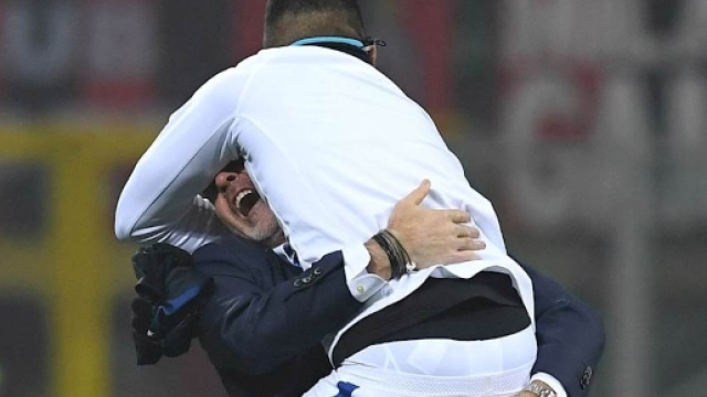 Gabigol, tra le immagini del derby c'&egrave; il suo abbraccio con Pioli ... - fantagazzetta.com