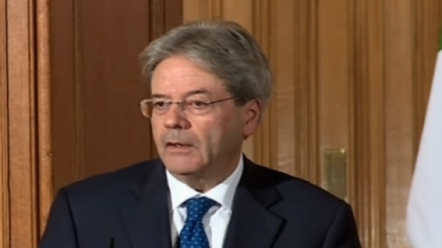 Il presidente del Consiglio, Paolo Gentiloni