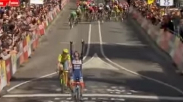 La vittoria di Gasparotto nella scorsa edizione dell'Amstel Gold Race