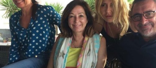 Ana Rosa junto a Cristina, Carlos Herrera