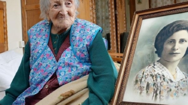 La 'decana' del pianeta, la nonna del mondo, Emma Morano ci ha lasciato ieri a 117 anni e un record da guinness dei primati. Foto: Skytg24.