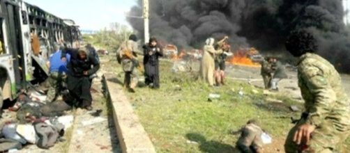 Im&aacute;genes tras la fuerte explosi&oacute;n. REUTERS.