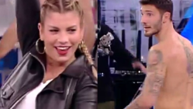 Emma e Stefano, ballo hot ad Amici