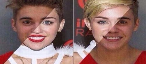 Justin Bieber e Miley Cirus s&atilde;o muito parecidos