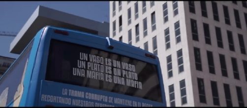 "Trama bus" la nueva campa&ntilde;a de Podemos