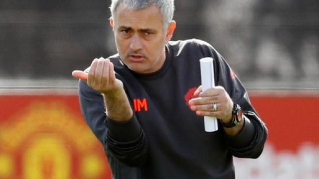 Manchester United boss Jose Mourinho and coach Carlos Lalin in ... - thesun.co.uk