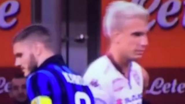 Maxi Lopez refuses Mauro Icardi handshake and instead grabs his ... - mirror.co.uk