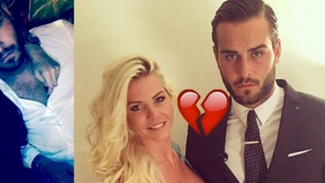 Nikola Lozina oublie Jessica dans les bras d'Aur&eacute;lie Dotremont en soir&eacute;e.