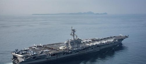 Remember that carrier strike force steaming toward Korea? It wasn ... - bostonglobe.com