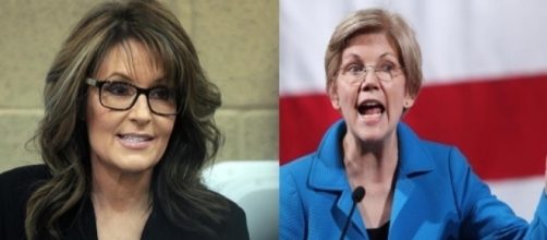 Sarah Palin, Elizabeth Warren, via Twitter