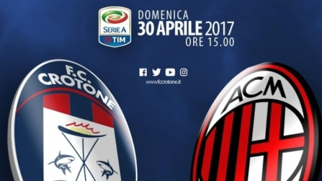In vendita i biglietti della sfida tra Crotone e Milan