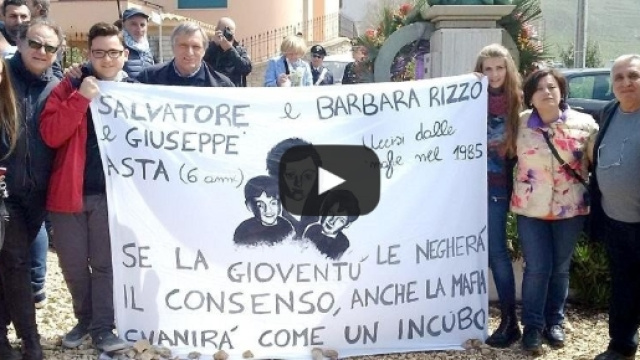 Pizzolungo, Erice (TP): il ricordo delle tre vittime innocenti dell'attentato fallito al giudice Carlo Palermo.