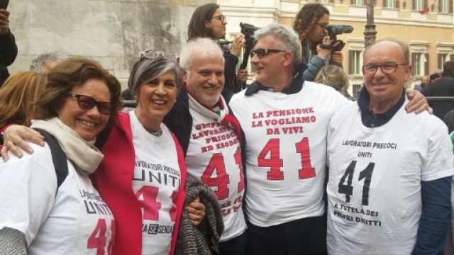 Riforma Pensioni, foto dalla pagina Facebook Lavoratori precoci uniti a tutela dei propri diritti