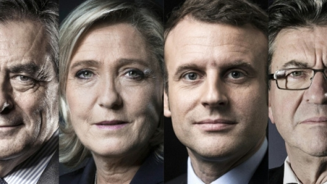 Macron et Le Pen toujours en t&ecirc;te mais en baisse