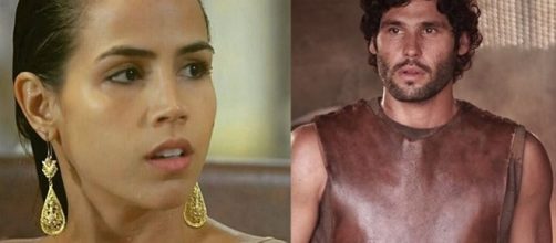 Asher e Kassaia ficam sozinhos frente a frente no quarto