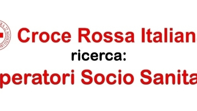 Assunzioni Operatori Socio Sanitare presso la Croce Rossa Italiana