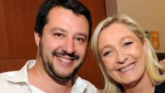 Matteo Salvini e Marine Le Pen uniti contro immigrazione e terrorismo