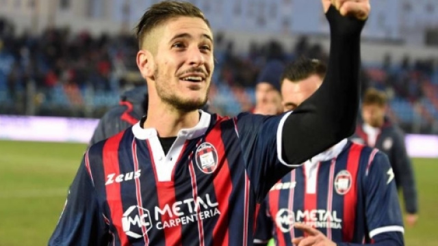 Diego Falcinelli attaccante dell'F.C. Crotone.