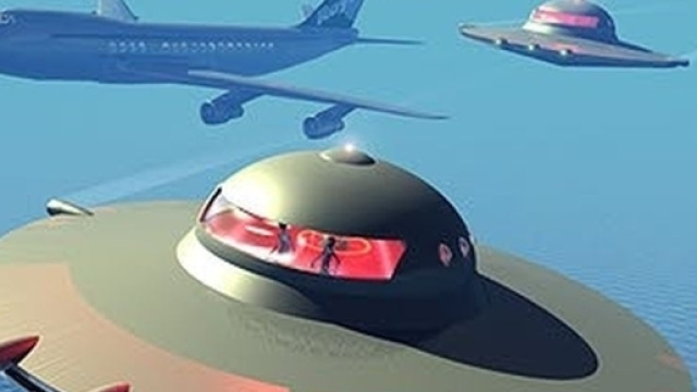 UFO Sighted From Airplane (Pic) | News From The Spirit World - newsfromthespiritworld.com