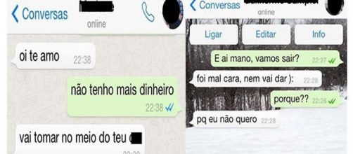 Pessoas ignorantes no WhatsApp