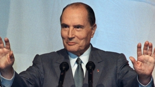 Francois Mitterrand, presidente di Francia dal 1981 al 1995