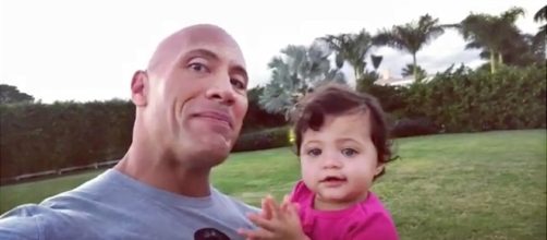 Dwayne Johnson's Daughter Claps as He Sings 'Happy Birthday' - Us ... - usmagazine.com
