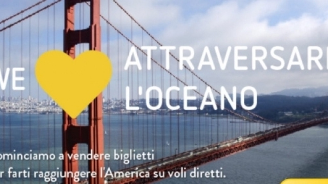 Vueling ha messo in vendita i biglietti di lungo raggio, via Barcellona, in abbinata con la 'sorella' Level