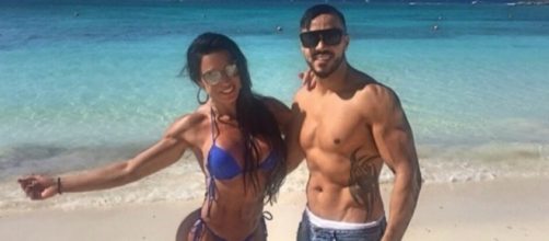 Belo e Gracyanne em f&eacute;rias. Fonte internet.