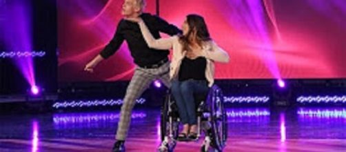 Chelsie Hill and partner Josh Killacky send spirits to soaring heights with their dance routine on "Ellen"--ellentv.com