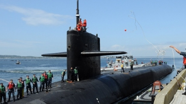 Il sommergibile nucleare Uss Michigan, inviato dall'amministrazione Trump nella penisola coreana