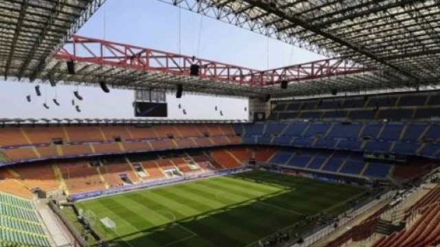 Lo stadio San Siro - Meazza di Milano.