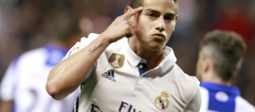 El polemico gesto de James Rodriguez