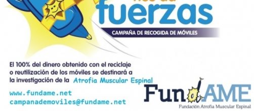 Recogida de m&oacute;viles para la investigaci&oacute;n de Atrofia Muscular Espinal - fundame.net