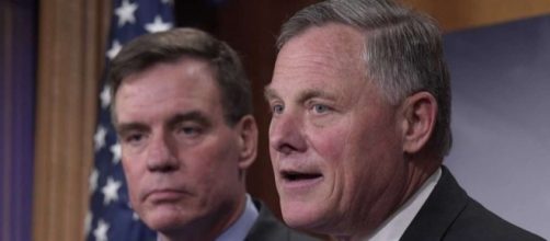 Senate intel leaders: Mark Warner (left), Richard Burr, pledge Russia probe cooperation - San / Photo by sfchronicle.com via Blasting News library