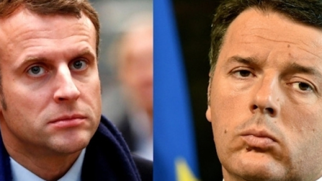 Matteo Renzi &egrave; diventato il primo tifoso italiano di Emmanuel Macron