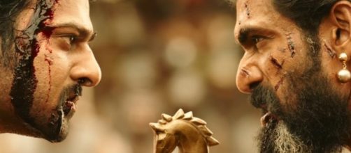 A still of Prabhas and Rana Daggubati from 'Baahubali: The Conclusion'