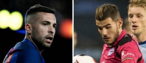 Jordi Alba y Theo Hern&aacute;ndez, los jugadores que pretenden cambiarse F.C. Barcelona y Atl&eacute;tico de Madrid