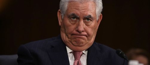 Secretary of State Rex Tillerson at a committee hearing. / Photo by Alex Wong via Blasting News library