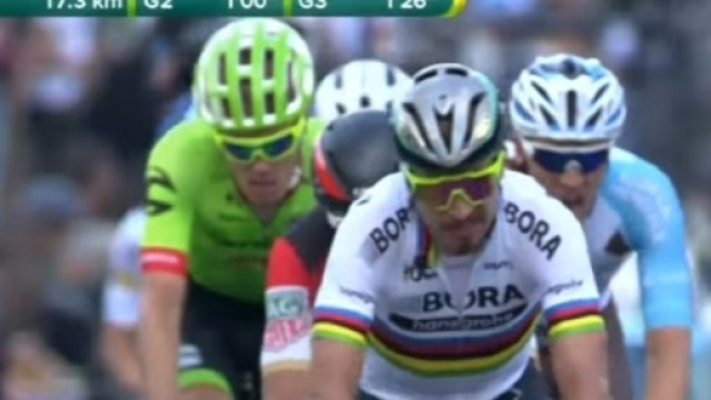 Peter Sagan sull'Oude Kwaremont