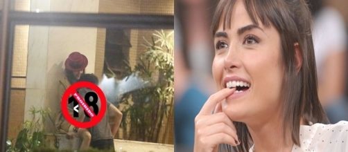 Atriz foi flagrada em cena "quente"