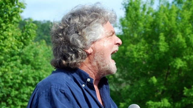 Il capo del Movimento5Stelle, Beppe Grillo