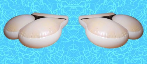 Kim Kardashian Sells $98 Butt-Shaped Pool Float - Kimoji Pool Float - harpersbazaar.com