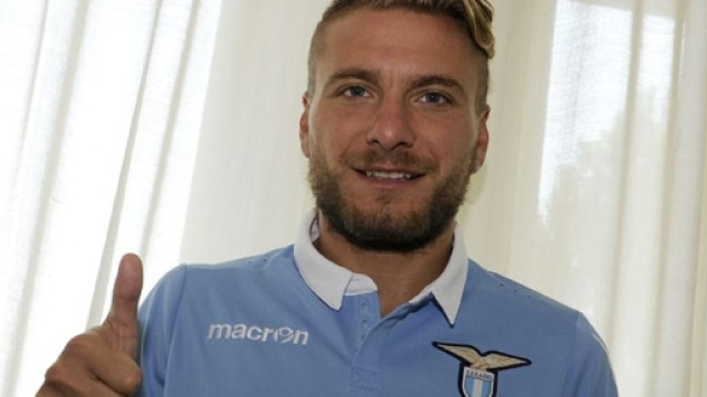 Ciro Immobile in gol con la Lazio