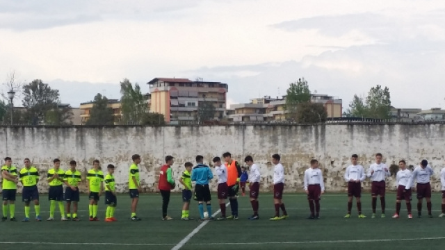 I Giovanissimi 2003 poco prima del calcio d'inizio